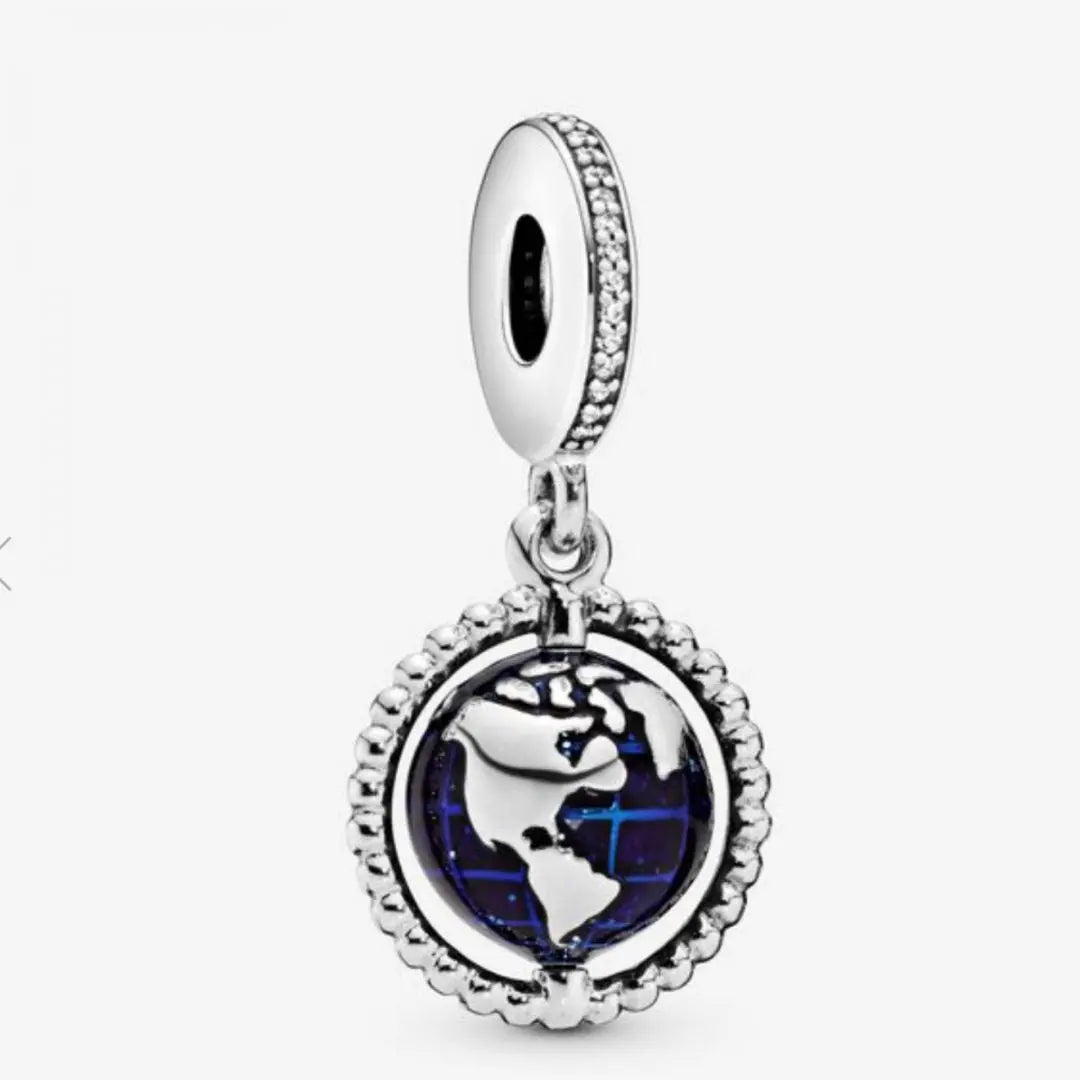 Pandora Spinning Globe Dangle Charm - Danson Jewelers Silver Jewelry 