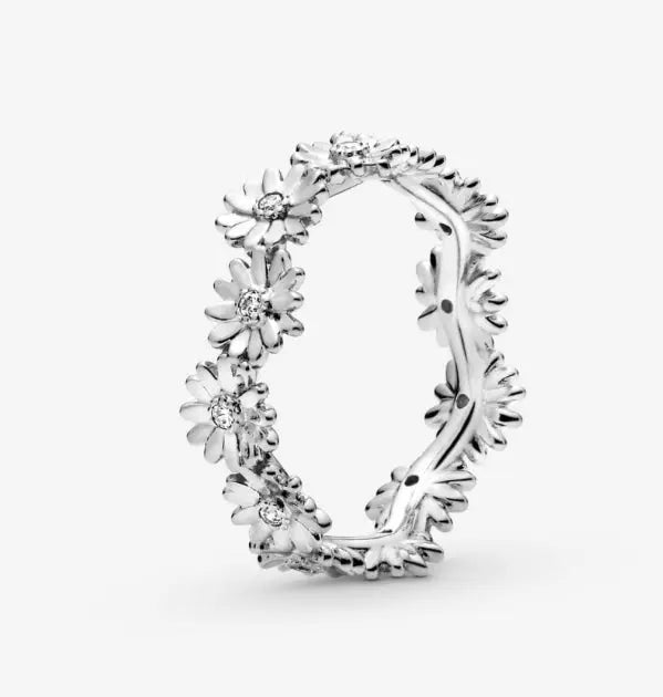 Sparkling Daisy Flower Crown Ring Danson Jewelers Danson Jewelers