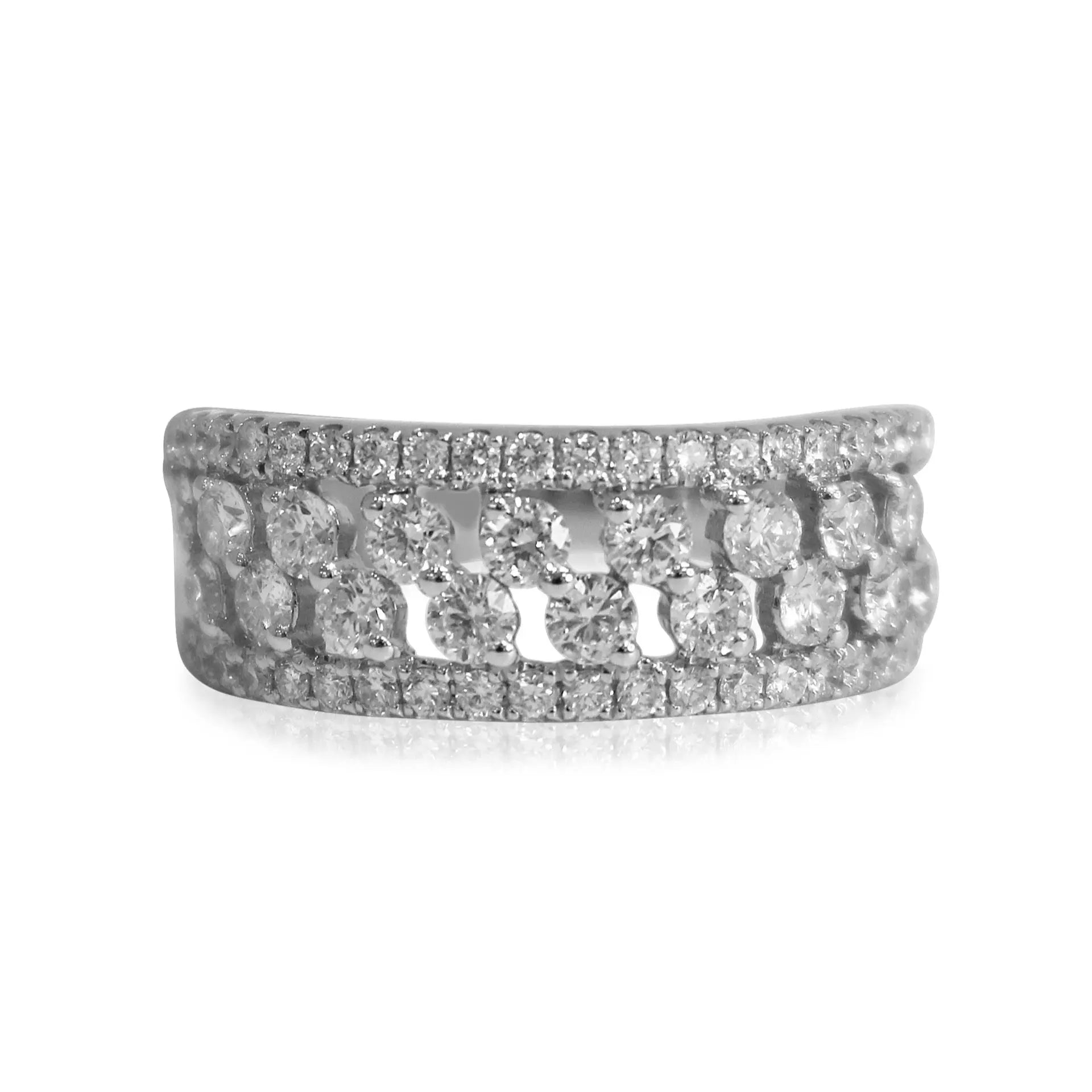 White Gold Ladies Rings White Gold Diamond Fancy Ring Danson Jewelers Danson Jewelers 