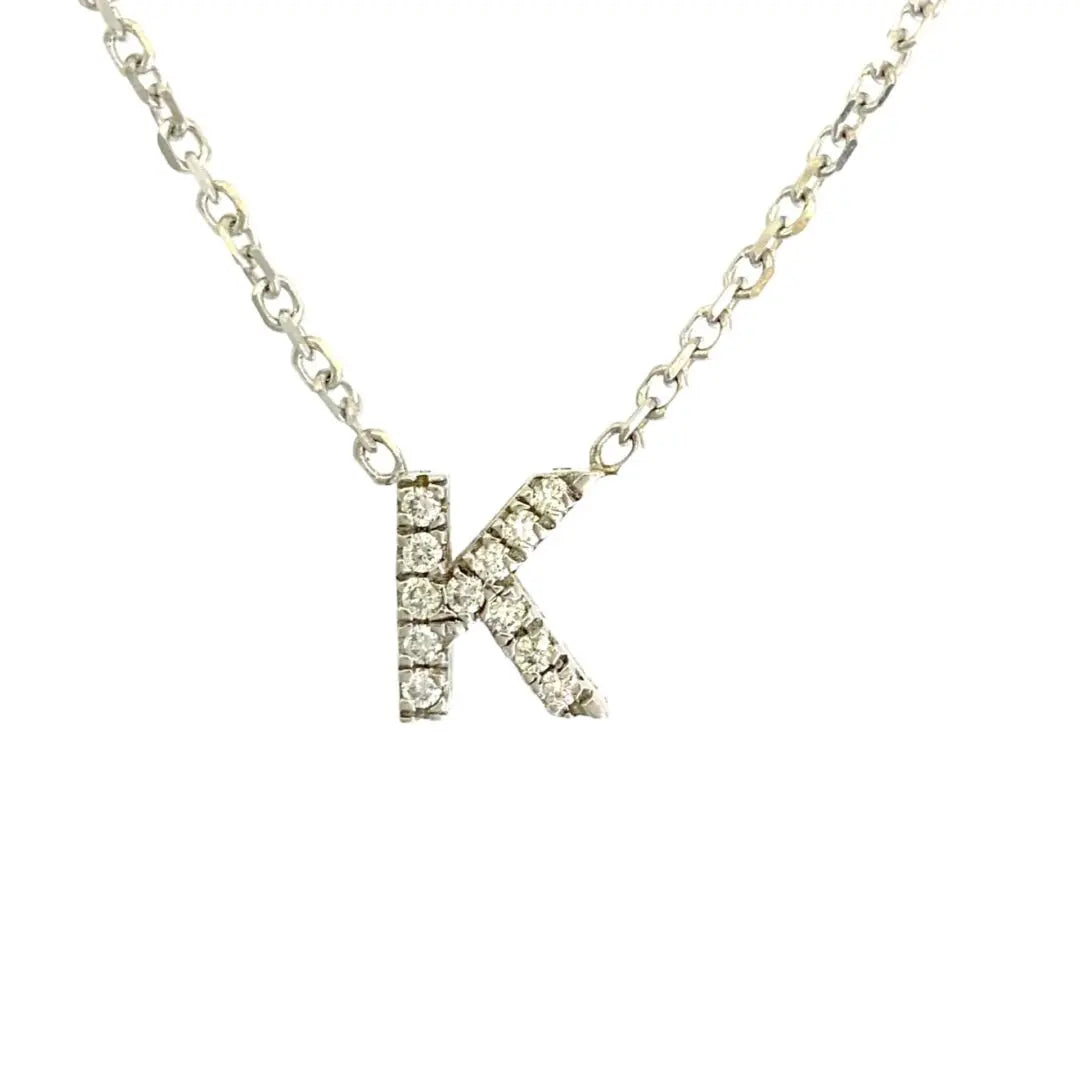 White Gold Necklaces White Gold Diamond K Pendant dansonjewelers Danson Jewelers 