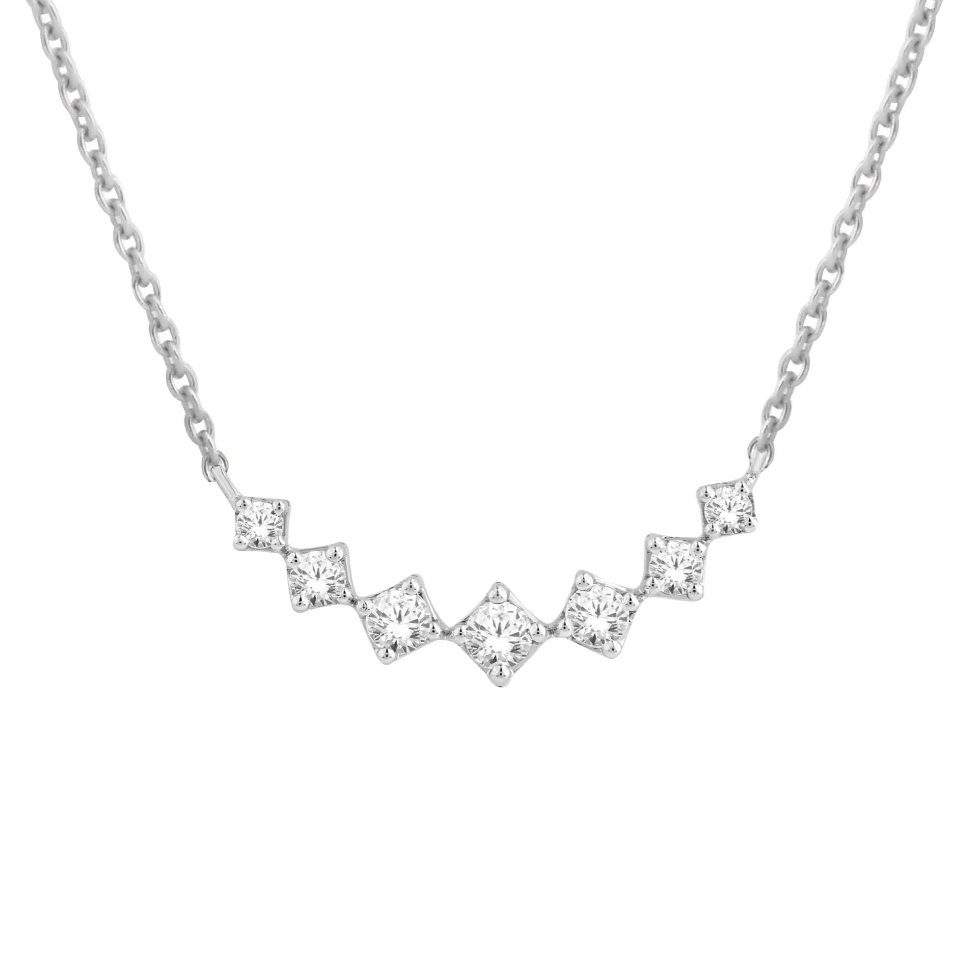 White Gold Necklaces White Gold Diamond Necklace Danson Jewelers Danson Jewelers 