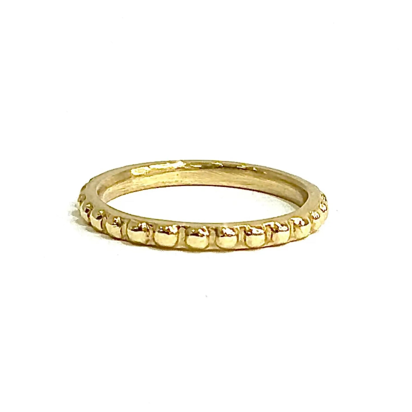 Yellow Gold Ladies Rings Yellow Gold Half Bubble Ring Danson Jewelers Danson Jewelers 